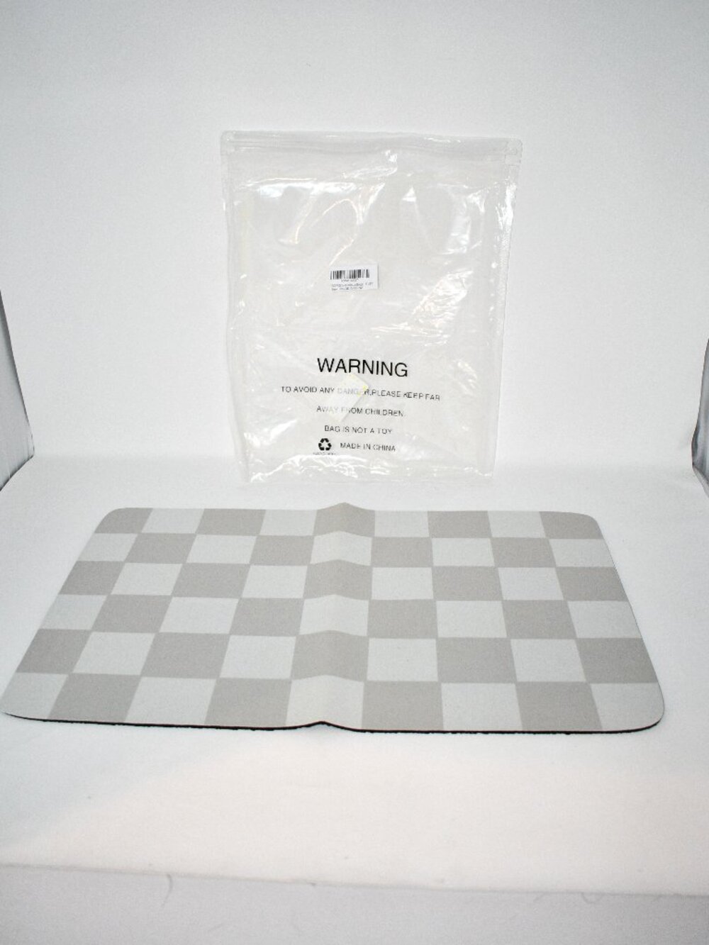 CDOFFICE Cat Dog Feeding Mat Absorbent Pet Food Water Bowl Mat Beige 12" x 19"